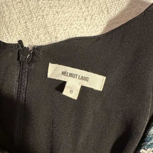 Helmut Lang silk acid-wash print mini dress, size 6 - Picture 4 of 4